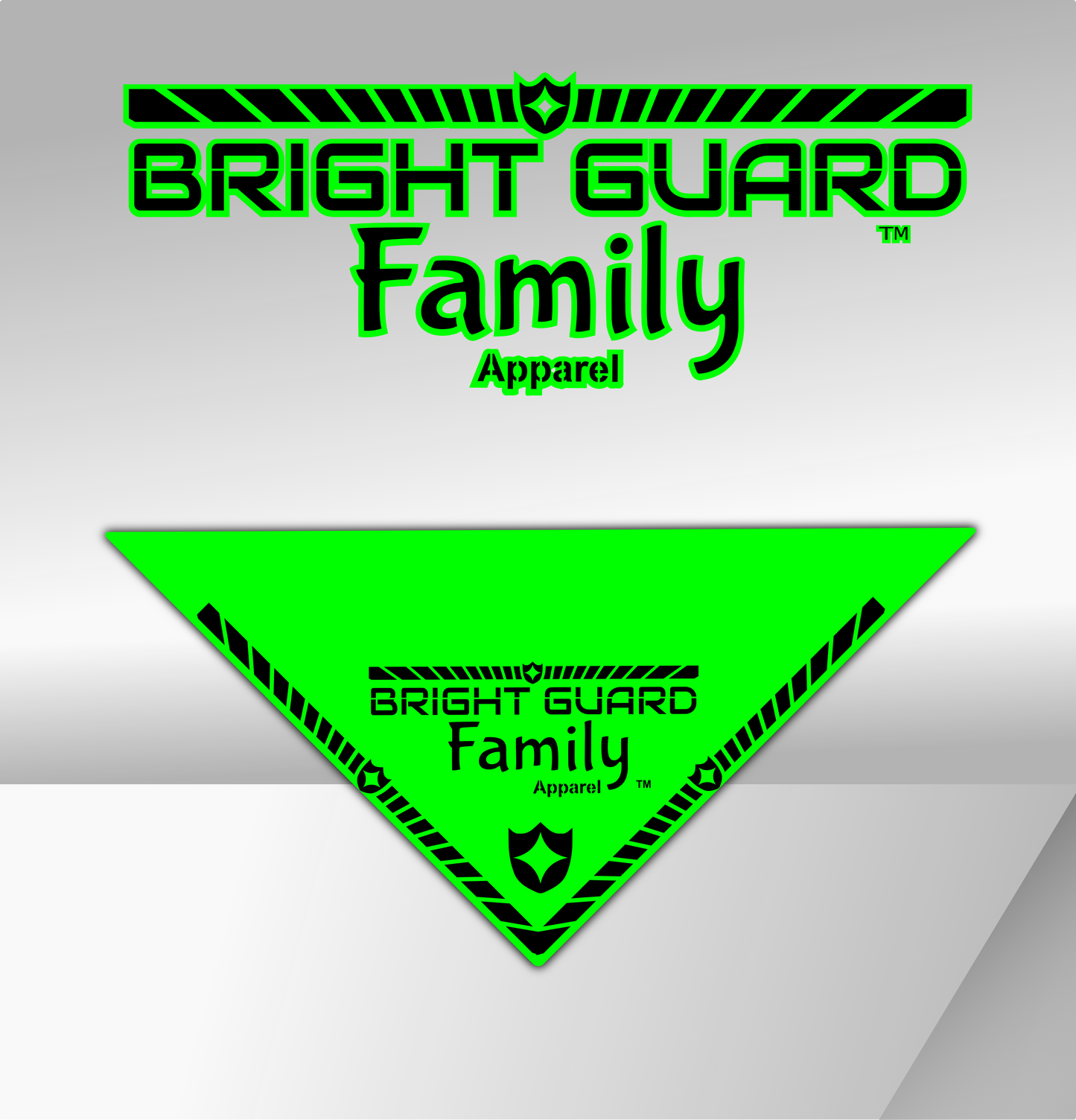 Brite Guard Reflective Pet Bandana -Fits med to large dogs
