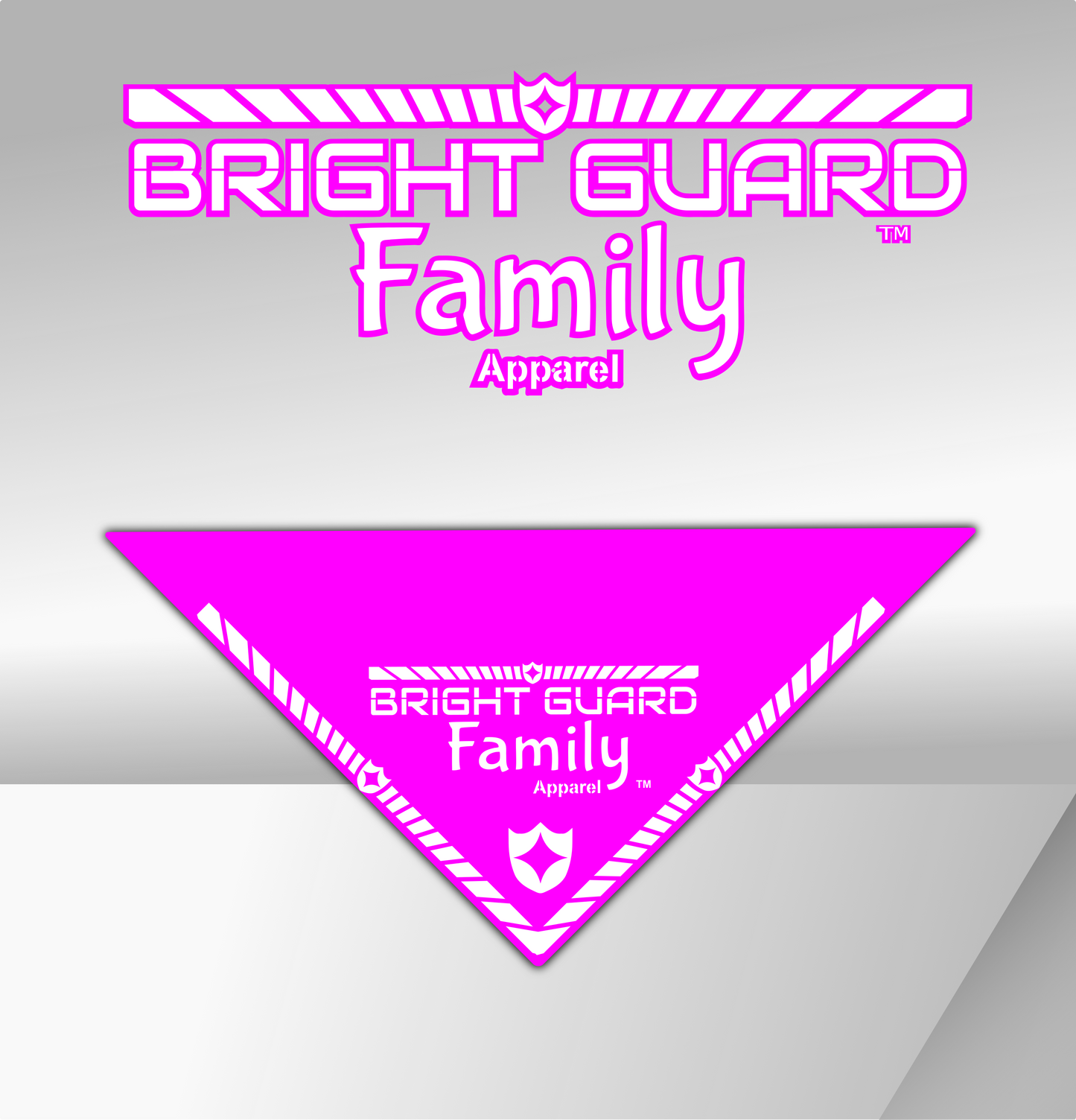 Brite Guard Reflective Pet Bandana -Fits med to large dogs