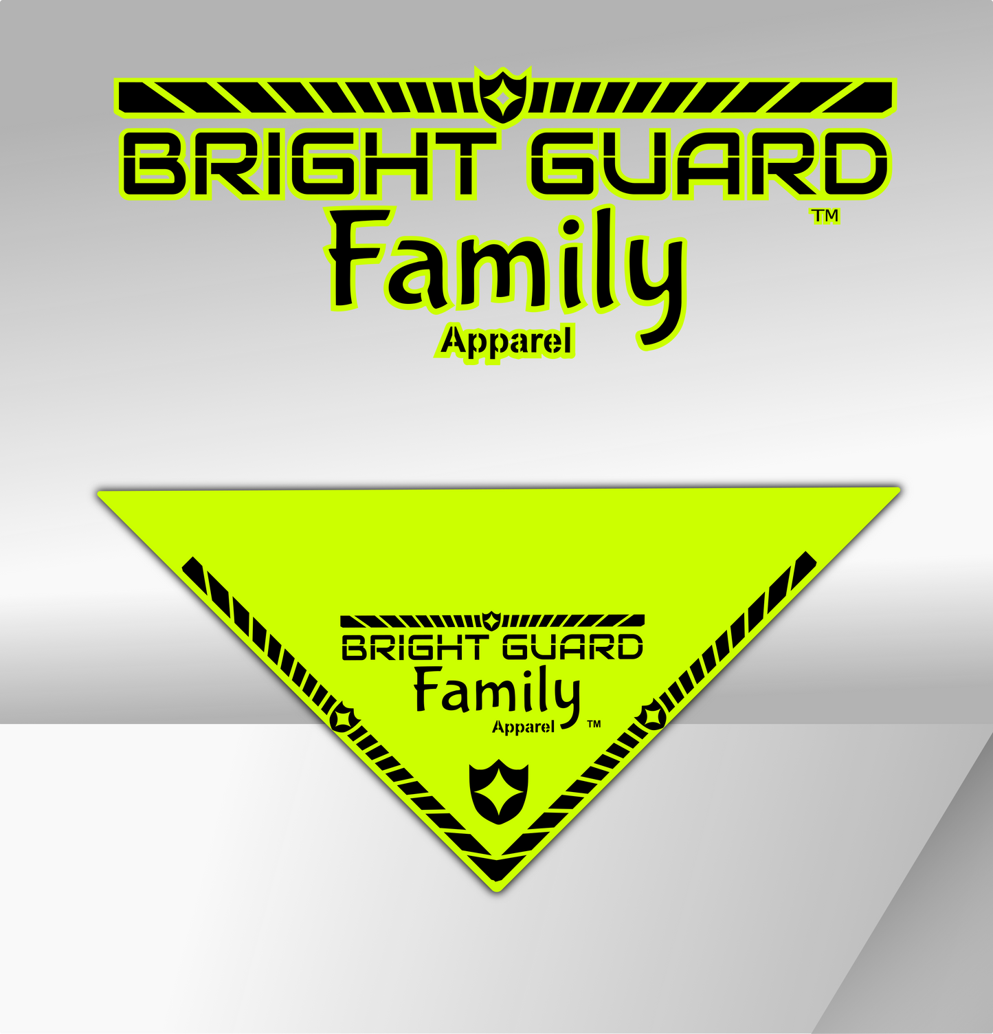 Brite Guard Reflective Pet Bandana -Fits med to large dogs