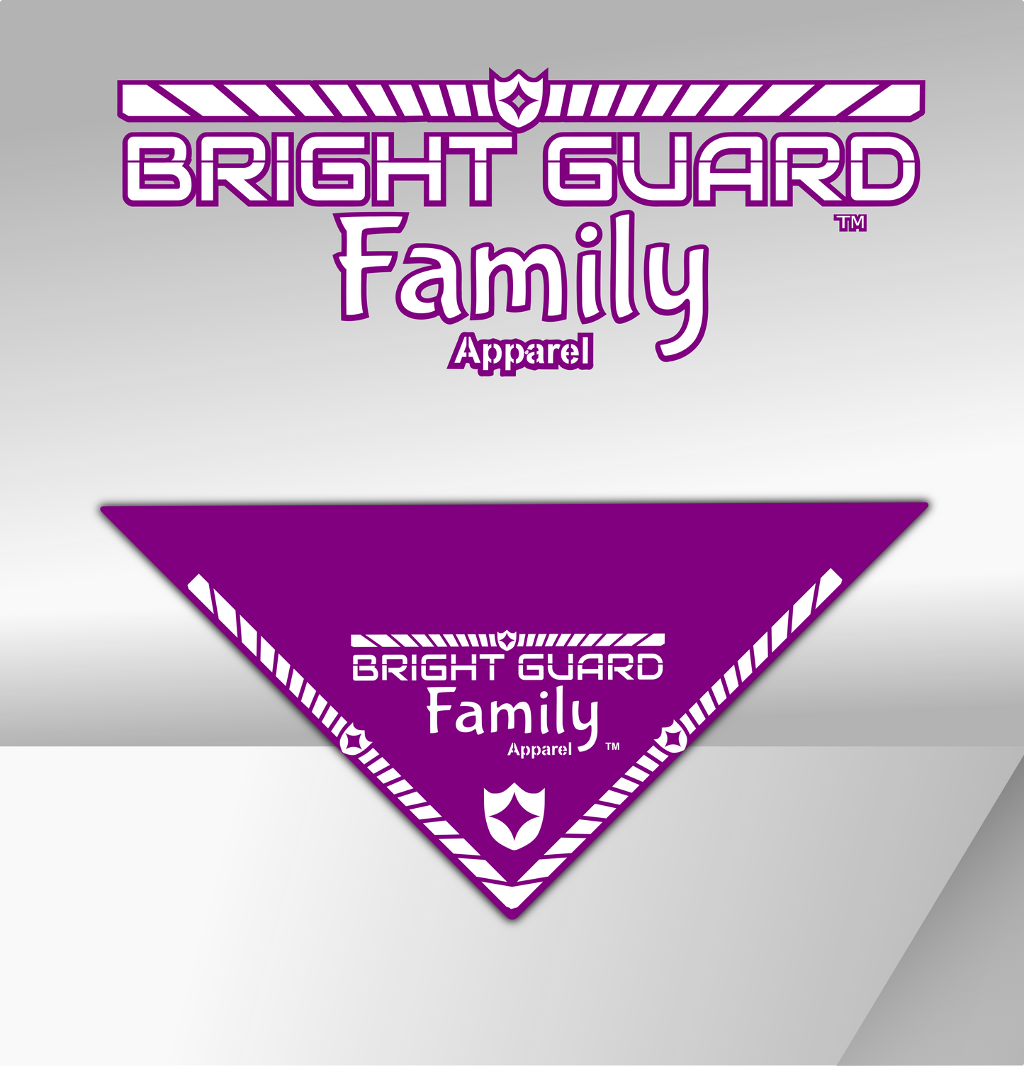 Brite Guard Reflective Pet Bandana -Fits med to large dogs